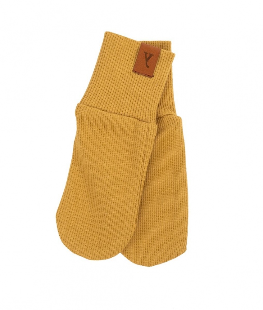 Baby socks color: mustard