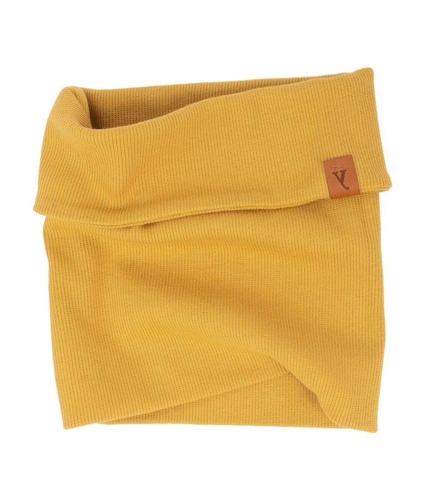 Cotton scarf YARNAMI color: mustard