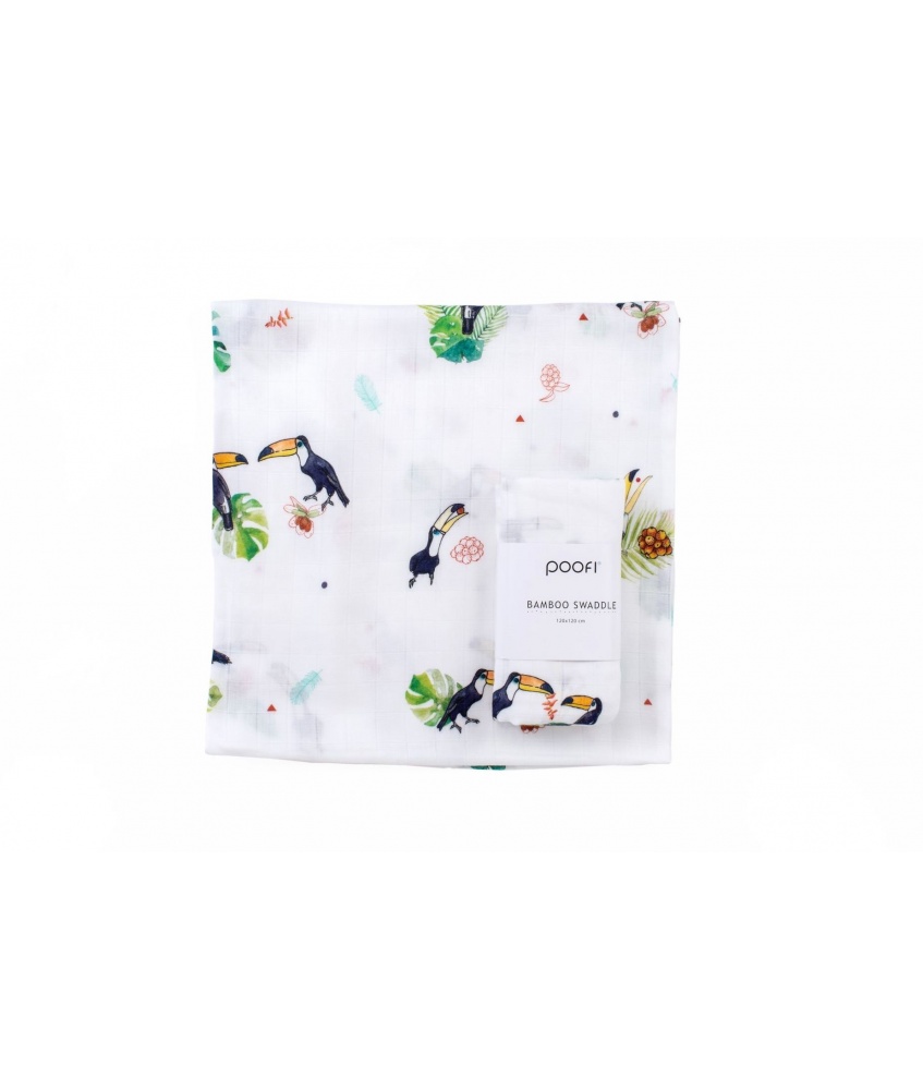 Bamboo swaddle Tropical...