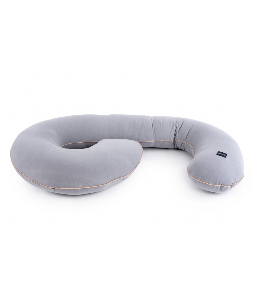 Organic Pregnancy Pillow color: grey